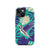 Tropical Hummingbird Floral Leaves iPhone 15 Robust Case