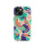 Tropical Island Birds Floral Leaves iPhone 15 Robust Case
