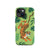 Wildlife Sneaky Tiger Floral Leaves iPhone 15 Robust Case