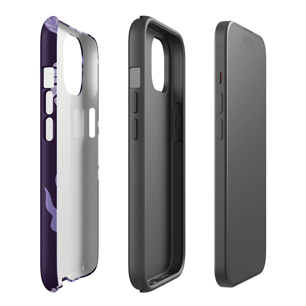 Wildlife Unposed Cheetah Plant Leaves iPhone 15 Robust Case Double-Layer