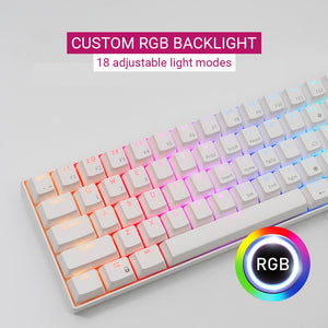 2.4GHz Wireless Compact Modern Mechanical Keyboard Tri-Mode Custom RGB Backlight