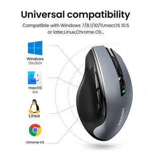 2.4GHz Wireless Silent Modern Optical Mouse Adjustable 4000 DPI Compatibility