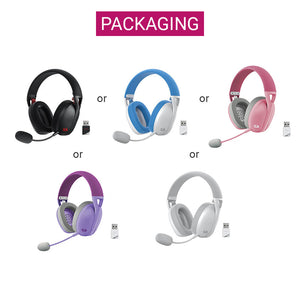 2.4GHz Wireless 7.1 Surround Sound Casual Headset Microphone Tri-Mode Packaging