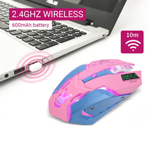2.4 Ghz Wireless Game Mouse Optical 2400 DPI Backlight