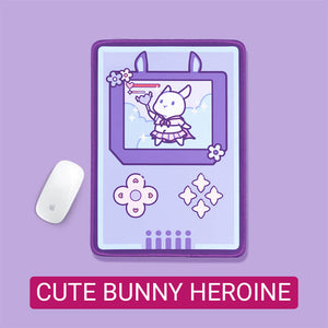 Adorable Rabbit Heroine Mouse Pad Anti-Slip Cute Design