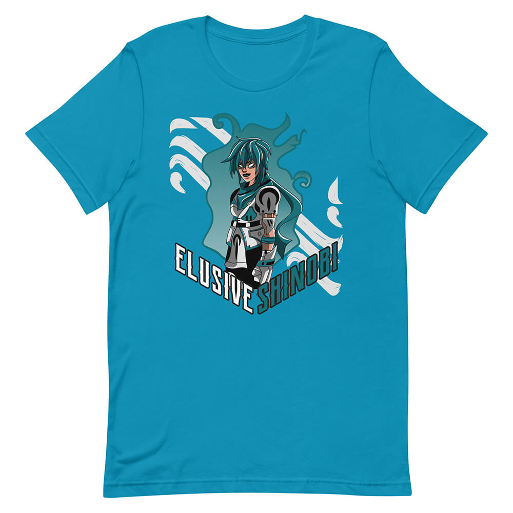 Aqua Elusive Shinobi Party Villain Shirt Shunpo Specialization