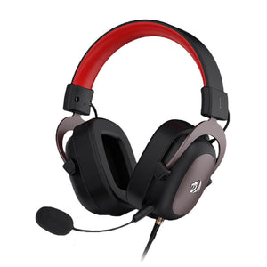 Black 7.1 Surround-Sound Headset Noise-Canceling Microphone