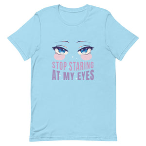 Blue Beautiful Staring Blue Eyes Shirt Y2k Girl Style