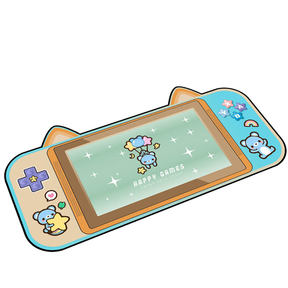 Blue Large Flying Bear Mouse Pad Non-Slip