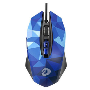 Blue Low Poly Mouse Gaming RGB 10800 DPI