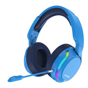 Blue 5.8Ghz Wireless Modern RGB Headset Microphone Noise Reduction