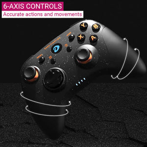 Bluetooth 5.0 Fighter Gamer Controller Dualshock Switch PC Phone 6-Axis Control