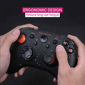 Bluetooth 5.0 Fighter Gamer Controller Dualshock Switch PC Phone Ergonomic Design