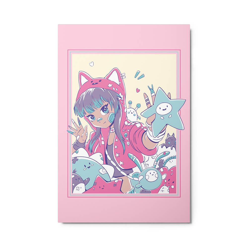 Cute Just A Girl Who Loves Anime KPop Kawaii Poster by The Perfect Presents  - Fine Art America