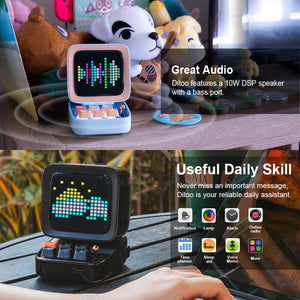 DIY Pixel Art Speaker Wireless LED Microphone Features 2