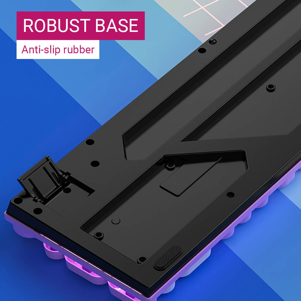 Double Color Gamer Keyboard Backlight Membrane Robust Base