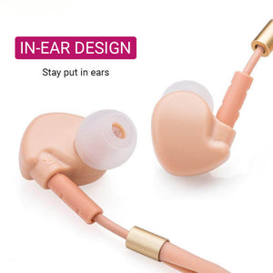 Elf Earphones Mic 3.5mm Jack Ear Hooks In-Ear Design