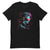 Futuristic Short Haired Cyberpunk Woman Tee Colorful Goggles