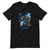 Gaming Shirt - Beat Them All - Cyberpunk Style Character - Blue - Alternative - Black - Dubsnatch