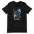 Gaming Shirt - Beat Them All - Cyberpunk Style Character - Blue - Black Heather - Dubsnatch