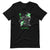 Gaming Shirt - Beat Them All - Cyberpunk Style Character - Green - Alternative - Black - Dubsnatch