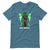 Gaming Shirt - Get Ready - Cyberpunk Style Ninja With Katanas - Green - Heather Deep Teal - Dubsnatch