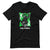 Gaming Shirt - Girl Power - Cyberpunk Female With Sword - Green - Black Heather - Dubsnatch