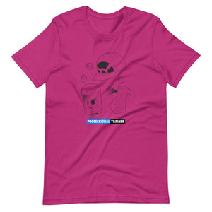 Gaming T-Shirt - Professional Trainer - Monsters Catching Items - Blue - Alternative - Berry - Dubsnatch