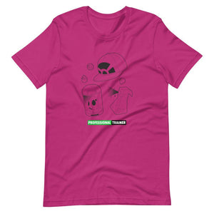 Gaming T-Shirt - Professional Trainer - Monsters Catching Items - Green - Alternative - Berry - Dubsnatch