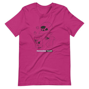 Gaming T-Shirt - Professional Trainer - Monsters Catching Items - Purple - Alternative - Berry - Dubsnatch