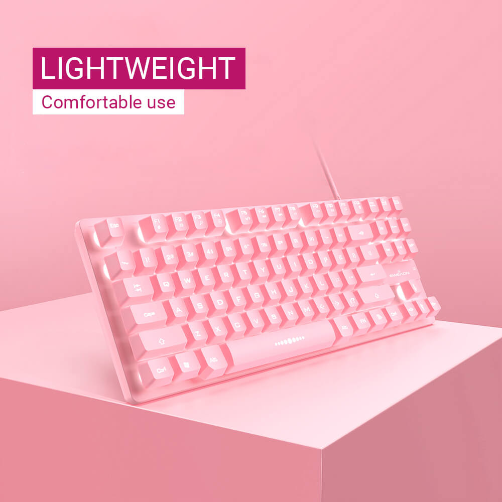 Girl Compact Keyboard Multimedia RGB Backlight Lightweight