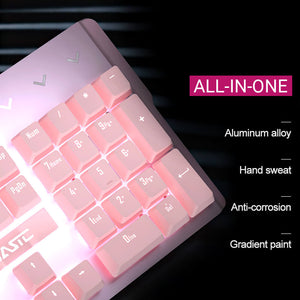 Girl Mechanical Keyboard Qwerty Backlight All-In-One
