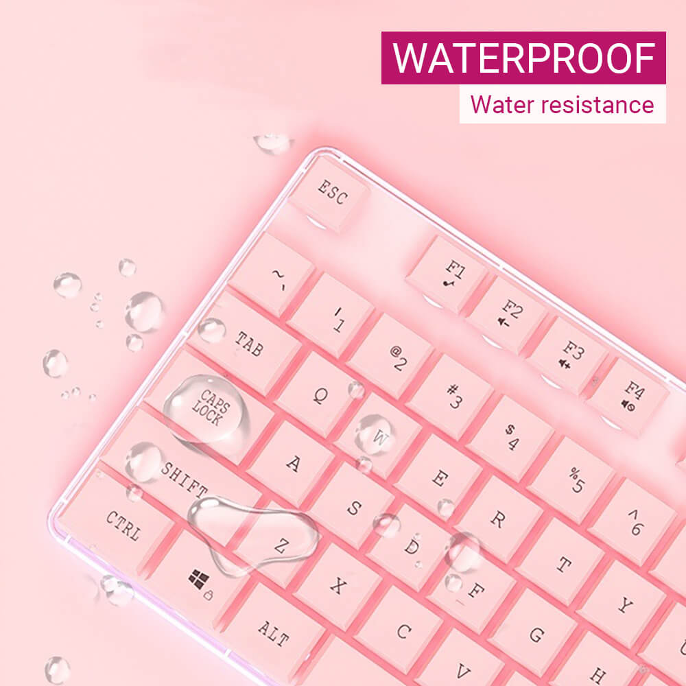 Girly Keyboard Backlight Numeric Keys USB Waterproof