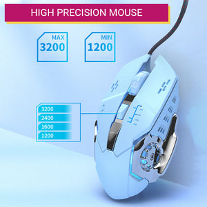 Girly Mouse Optical 3200 DPI USB Backlight Precision