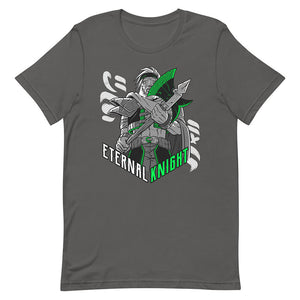 Gray Eternal Knight Party Hero Shirt Axe Specialization