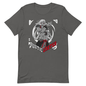 Gray Mystic Caster Party Hero Shirt Spell Specialization