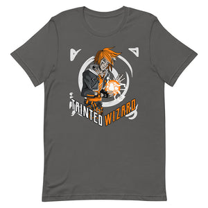 Gray Tainted Wizard Party Villain Shirt Spell Specialization