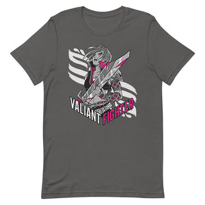 Gray Valiant Fighter Party Hero Shirt Sword Specialization