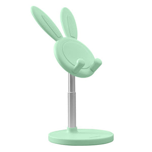 Green Cute Rabbit Phone Stand Tablet Adjustable