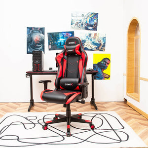 High Back Racing Performance Gaming Chair Reclining Backrest Gamer Setup