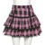 High-Waist Egirl Lace Pleated Skirt Cyber Lolita Front