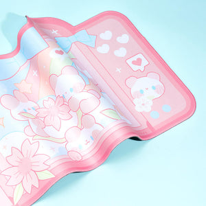 Large Adorable Pink Pet Mouse Pad Non-Slip Soft Texture