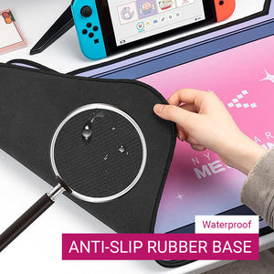 Large Cat Emoji Mouse Pad Anti-Slip Rubber Base