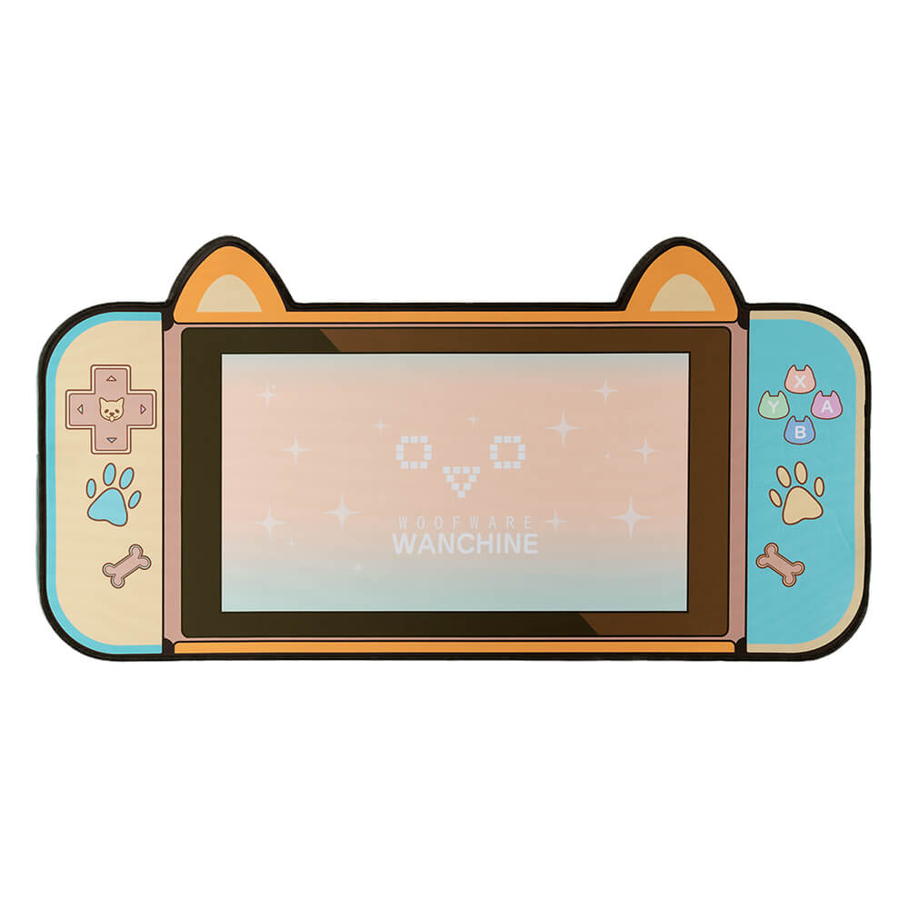 Large Dog Emoji Mouse Pad Anti-Slip