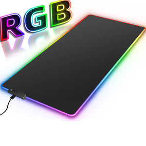 Large Gaming Mouse Pad RGB Backlight Anti-Slip