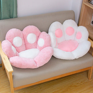 Lovely Pastel Cat Paw Backrest Cushion Sofa Picture