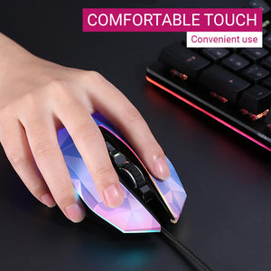Low Poly Mouse Gaming RGB 10800 DPI Comfortable Touch