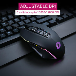 Low Poly Mouse Gaming RGB  Adjustable 10800 DPI