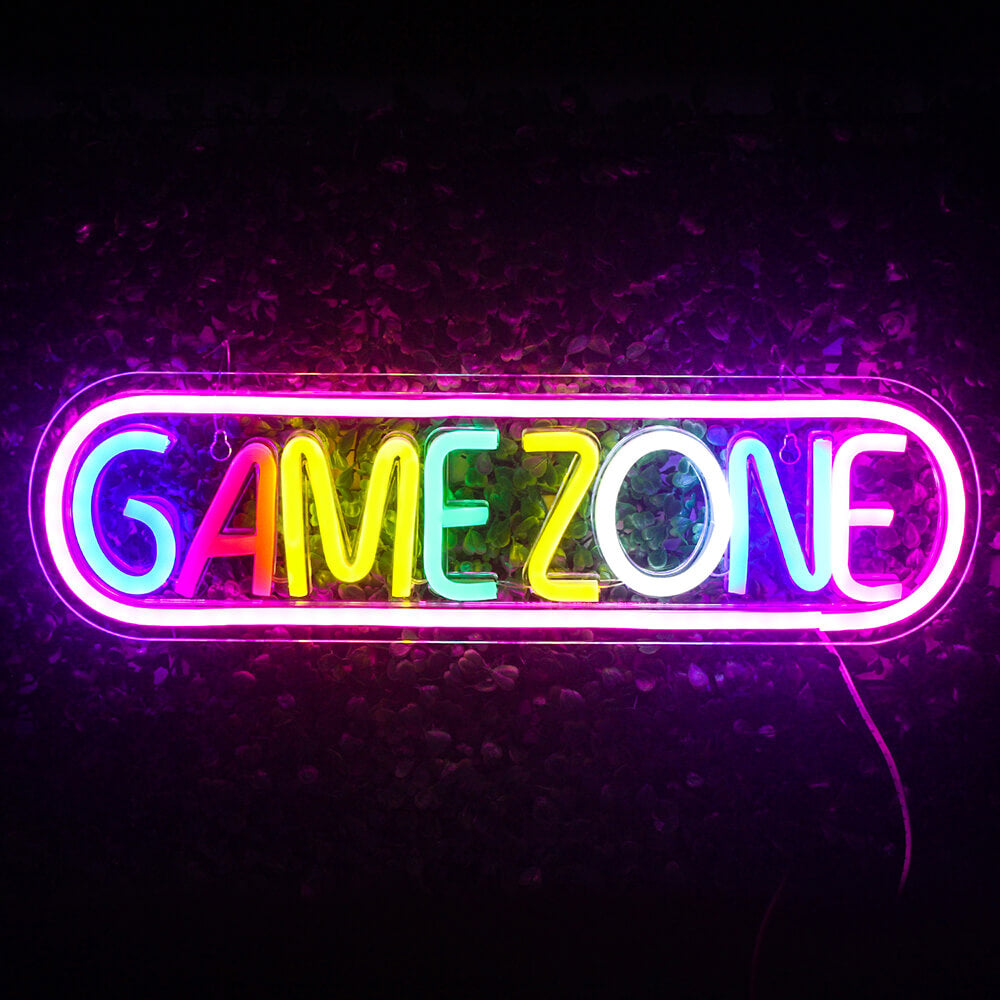 Luminous Game Zone Neon Sign LED Light