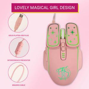 Magical Girl Design Mouse Backlight 7200 DPI